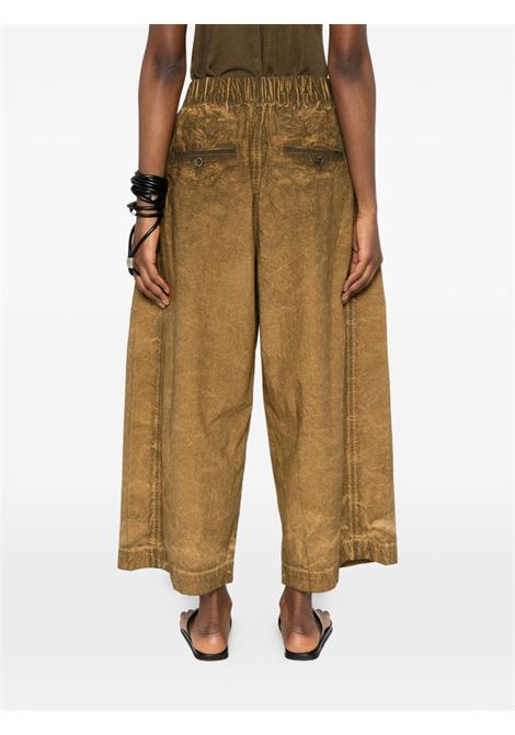 pantaloni poetic donna mostarda UMA WANG | UP3021UW240